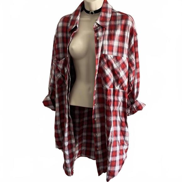 NWT plaid shirt dress - Picture 2 of 8